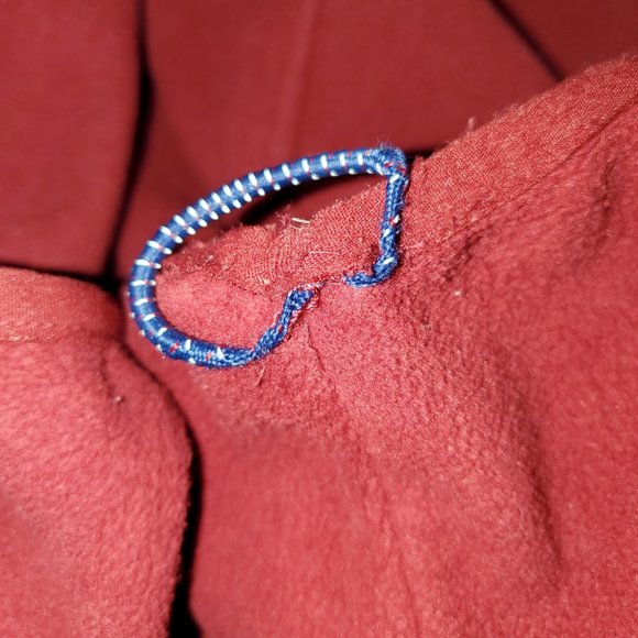 LL Bean Full Zip Fleece XL Burgundy - Picture 5 of 5